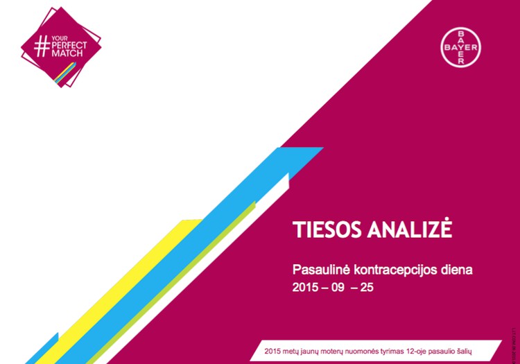 Tyrimas: tik 1 iš 10 lietuvių apie šiuolaikinę kontracepciją sužino iš ginekologo