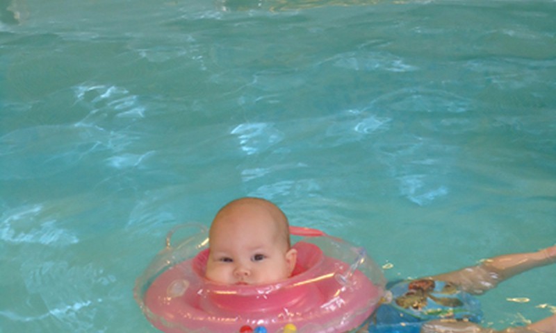 Gabrielei maudytis nuo gimimo labai patinka!