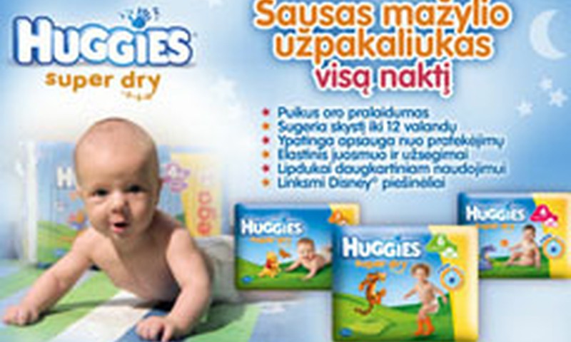 Ar žinote, kad Huggies® Premium virto Huggies® Super Dry?!