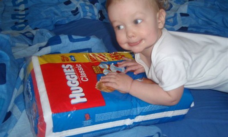 Huggies pamilome pradėję vaikščioti