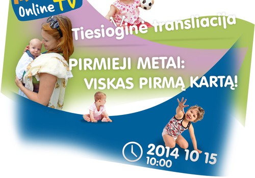 "Mamyčių TV" - spalio 15 d. 10-13 val. transliacijos internete IŠSAMI PROGRAMA