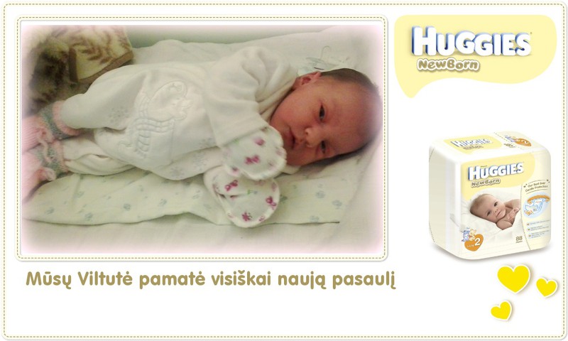 Pirmoji mūsų stebūklėlio savaitė