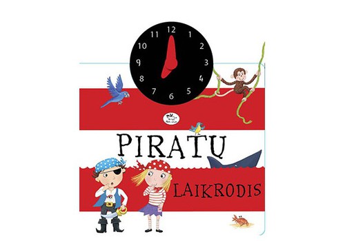 ŠIANDIEN BAIGSIS: Mokomės skaičiuoti valandas su "Piratų laikrodžiu" - laimėk šią knygą!