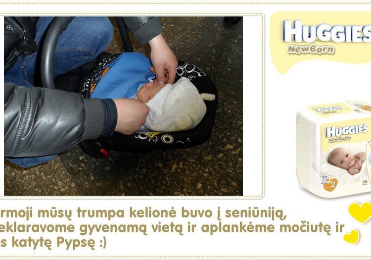 Hubertas auga kartu su Huggies ® Newborn: 10 gyvenimo diena