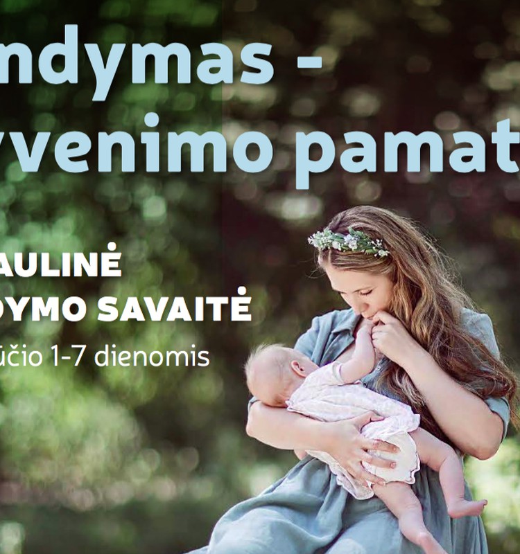 Fotografijos paroda „Žindymas - gyvenimo pamatas“: prisidėkite parama