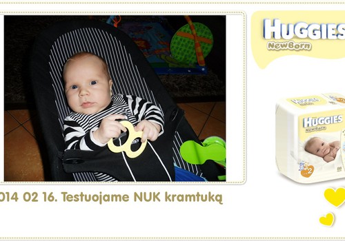 Hubertas auga kartu su Huggies ® Newborn: 57 gyvenimo diena