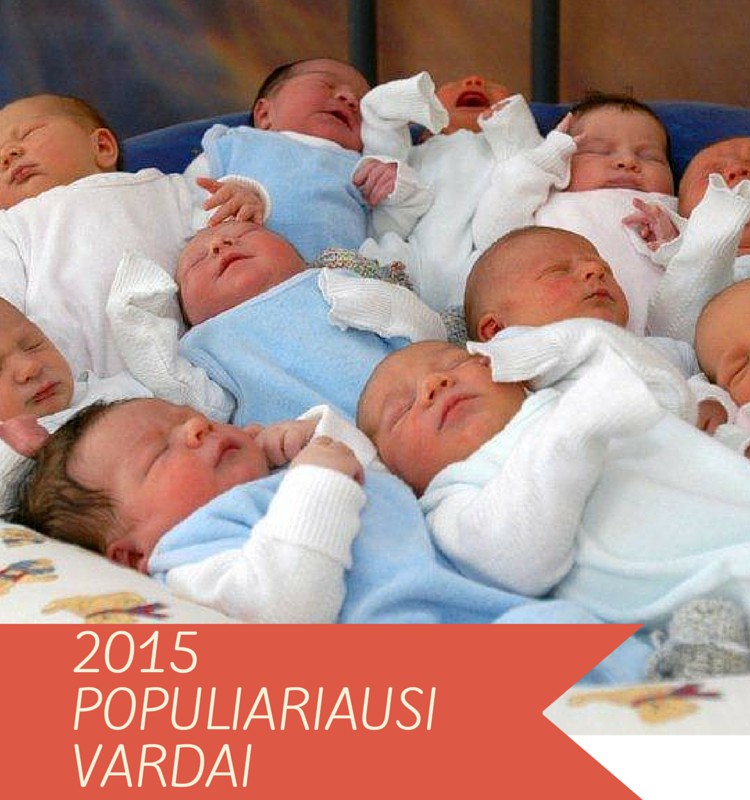 2015 I pusmečio populiariausi vardai Lietuvoje!