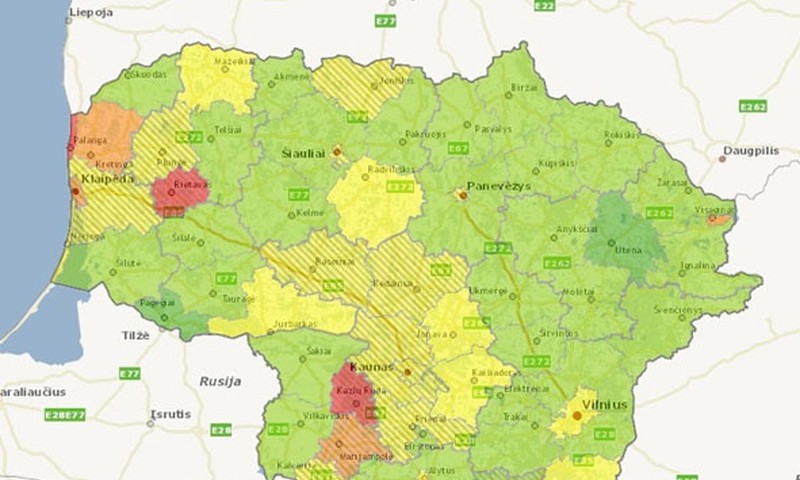 Gripo epidemijos mastai Lietuvoje auga 