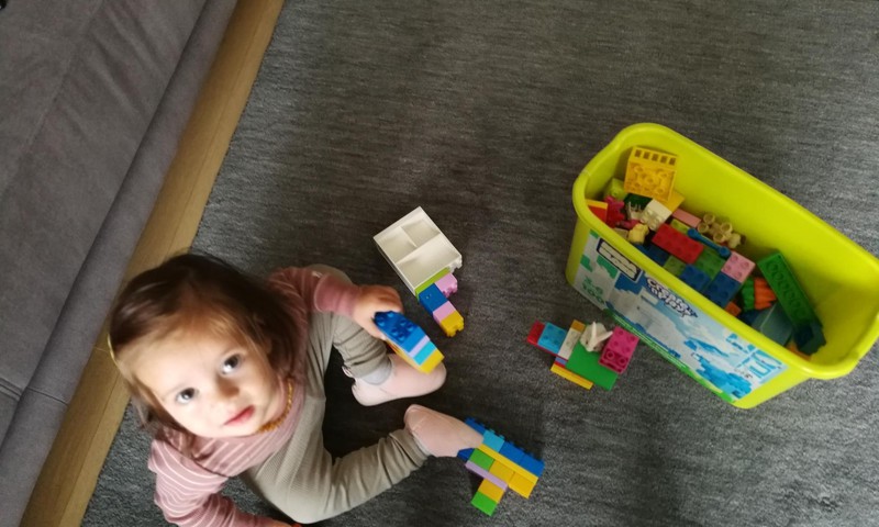 Jokūbo ir Elenos pažintis su Lego Duplo
