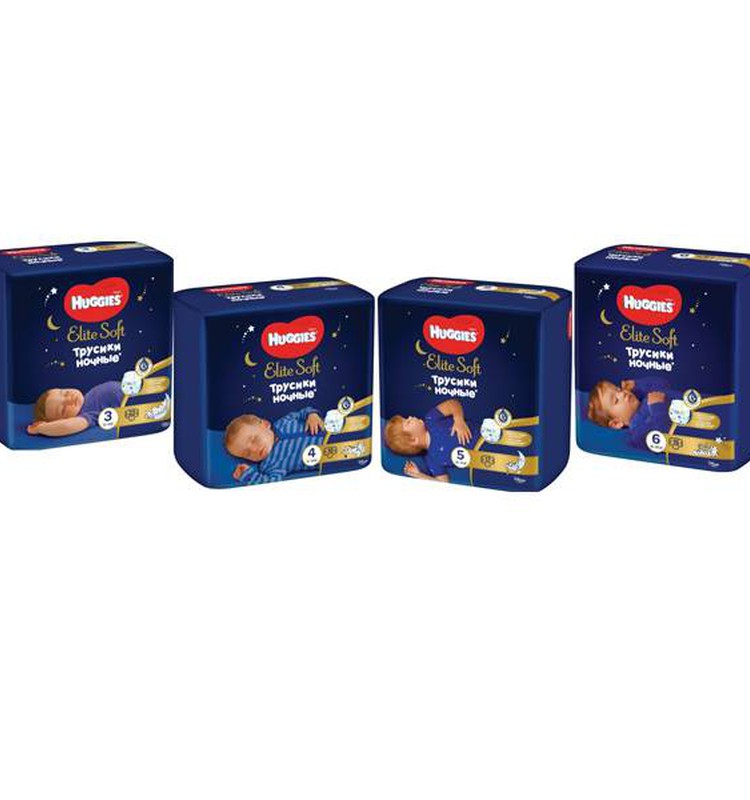 NAUJIENA! „Huggies Elite Soft“ naktinės kelnaitės rūpinasi mažylio oda visą naktį!