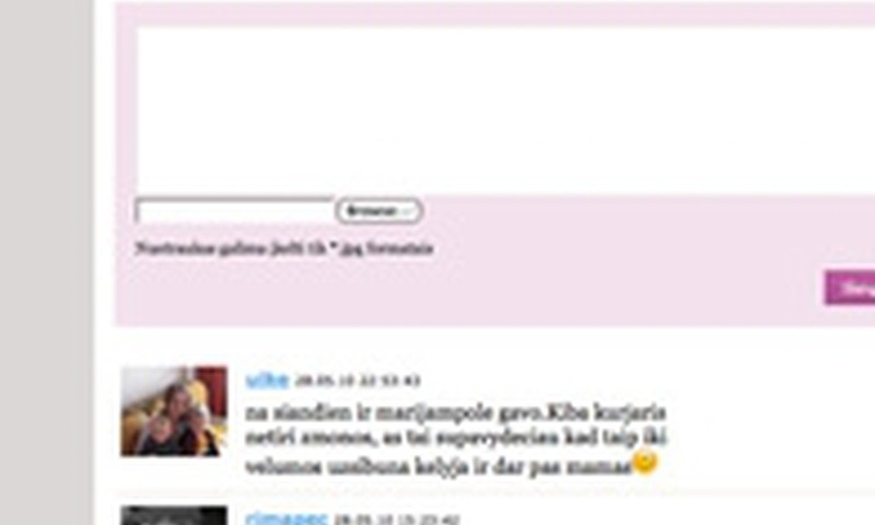 Forume jau galima įkelti nuotraukas! SUPER!