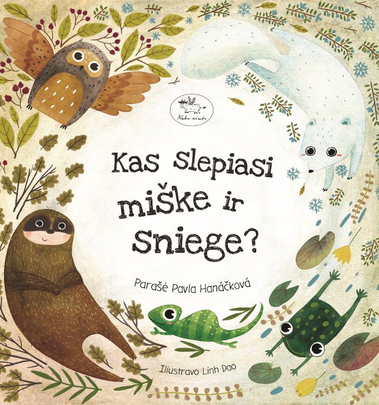 Laimėk knygą "Kas slepiasi miške ir sniege?"