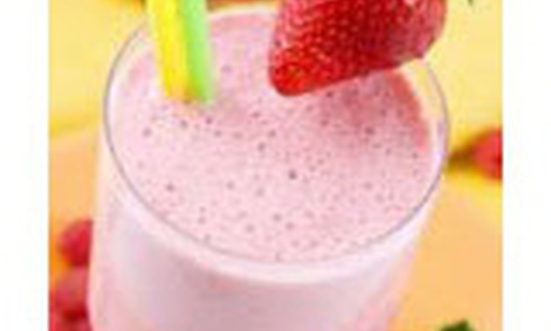 Braškinis kokteilis - karštą vasaros dieną