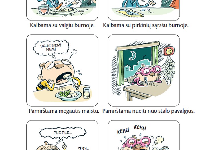 Svetimi sausainiai ir vaikų manieros prie stalo