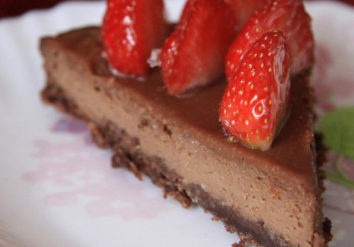 Valentino dienos konkursui - šokoladinis pyragas