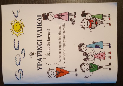 Apie saugumą nuo pirmųjų mokslo metų: ypatingų vaikų knygelė