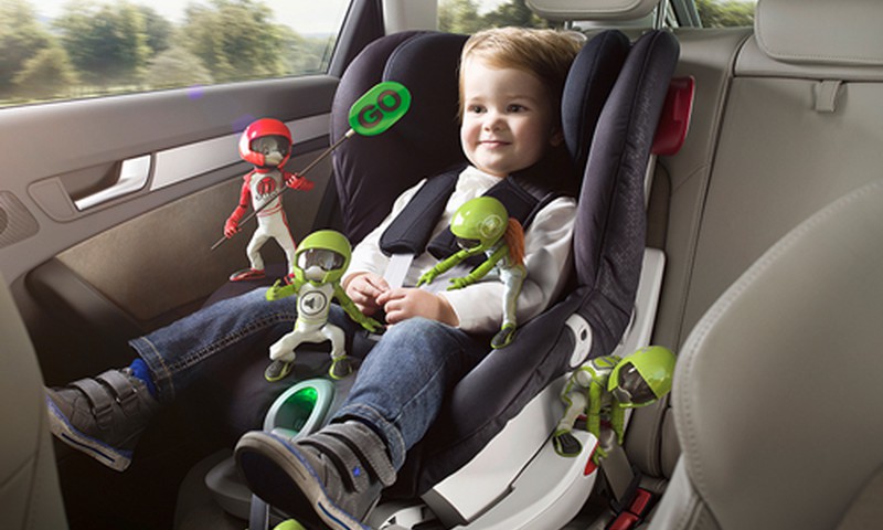 Protinga automobilinė kėdutė užtikrina vaiko saugumą