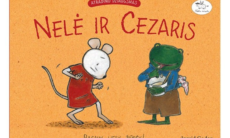 Knygelę "Nelė ir Cezaris" įteikiame... 