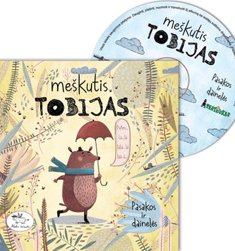 Laimėk pasakų CD "Meškutis Tobijas"