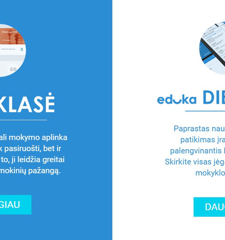 Mokiniams nebereikės nešiotis vadovėlių