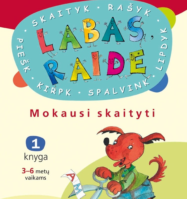 Kas draugaus su knyga „Labas, raide“? 