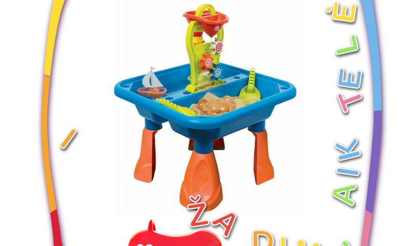 Konkursas FACEBOOK'e ir INSTAGRAM'e: Parodyk mėgstamiausius lauko žaislus ir laimėk smėlio-vandens stalą PLAYGO