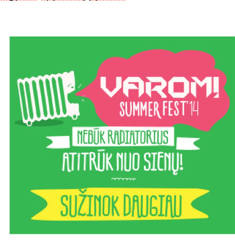 "Varom" festivalyje - neįtikėtinos pramogos vaikams!