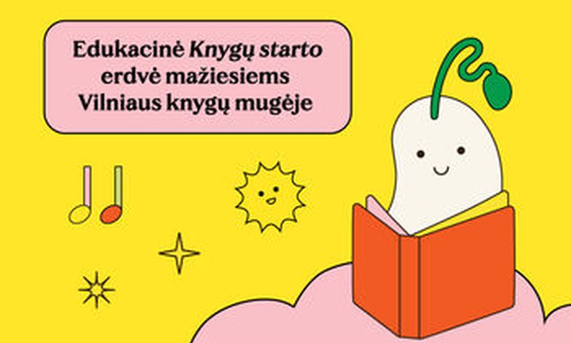 Edukacinė „Knygų starto“ erdvė mažiesiems Vilniaus knygų mugėje