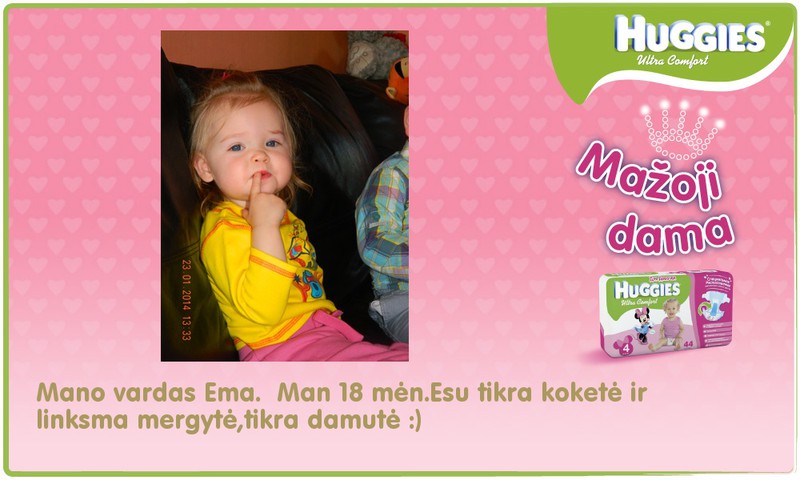 Mažoji damutė Ema.