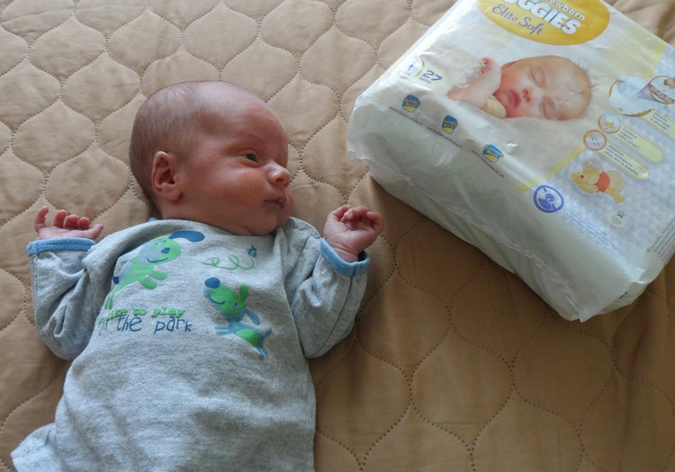 Augam su Huggies Elite Soft: Aidučiui jau 3 savaitės!