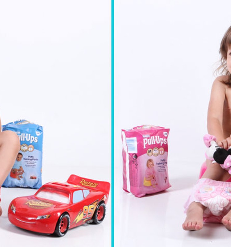 Atrask skirtumus ir laimėk sauskelnes kelnaites Huggies® Pull-Ups