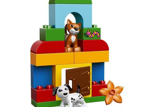 Kas laimi LEGO DUPLO dovanų rinkinius „Viskas viename“?