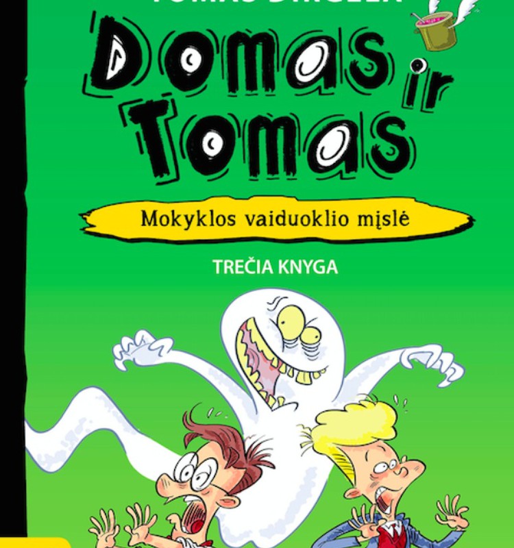 Kas laimi knygą "Domas ir Tomas. Mokyklos vaiduoklio mįslė"?