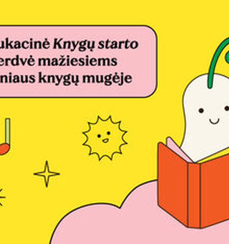 Edukacinė „Knygų starto“ erdvė mažiesiems Vilniaus knygų mugėje
