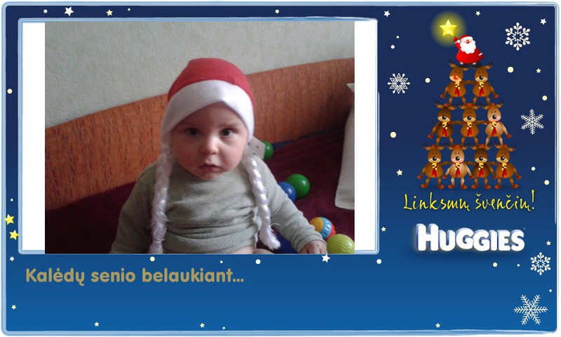 Lukas laukia Kalėdų Senelio
