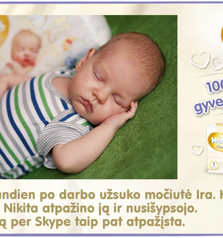 Mažylis auga kartu su Huggies® Elite Soft: 36 diena