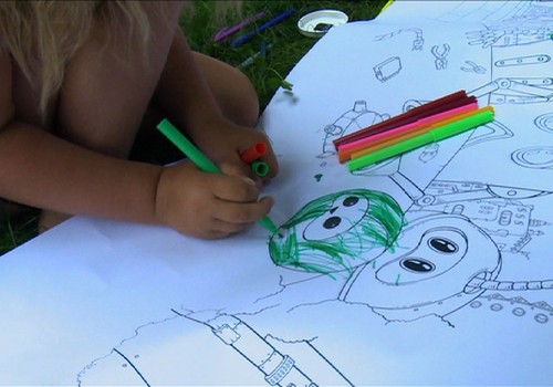 VIDEO: kaip vaikai gali piešti be ribų?