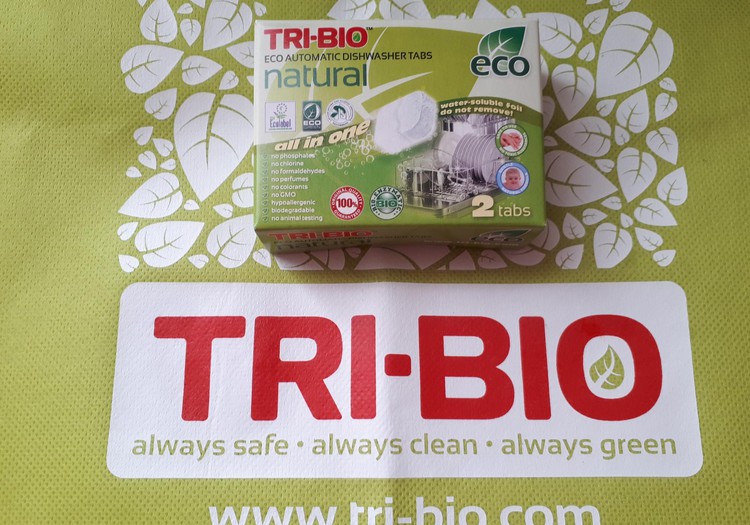 Testuoju TRI-BIO produkciją - EKO indaplovių tabletės.