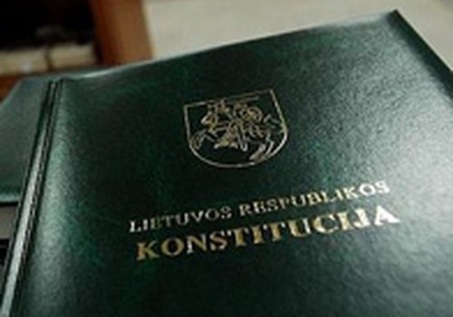 Šiandien Lietuvoje minima Konstitucijos diena