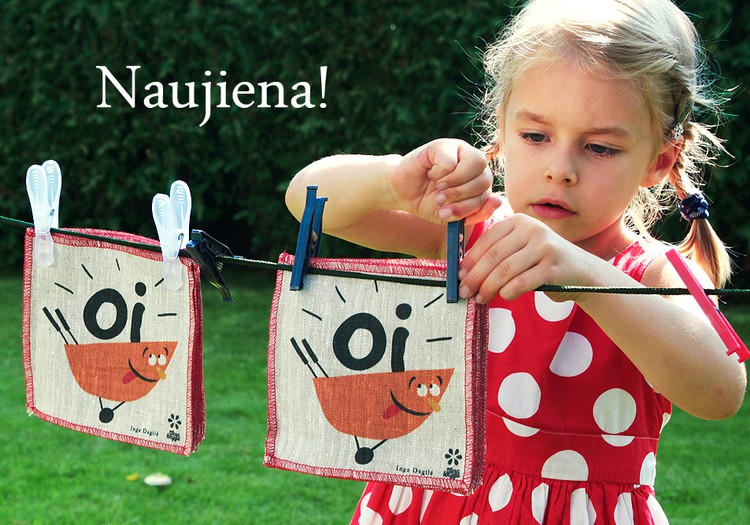 Laimėk lininę knygelę mažiesiems "Oi!" Tokios dar nebuvo!