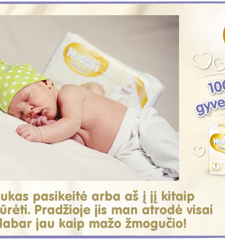 Mažylis auga kartu su Huggies® Elite Soft: 11 diena