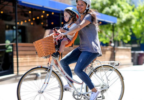 5 būdai vežti vaiką dviračiu