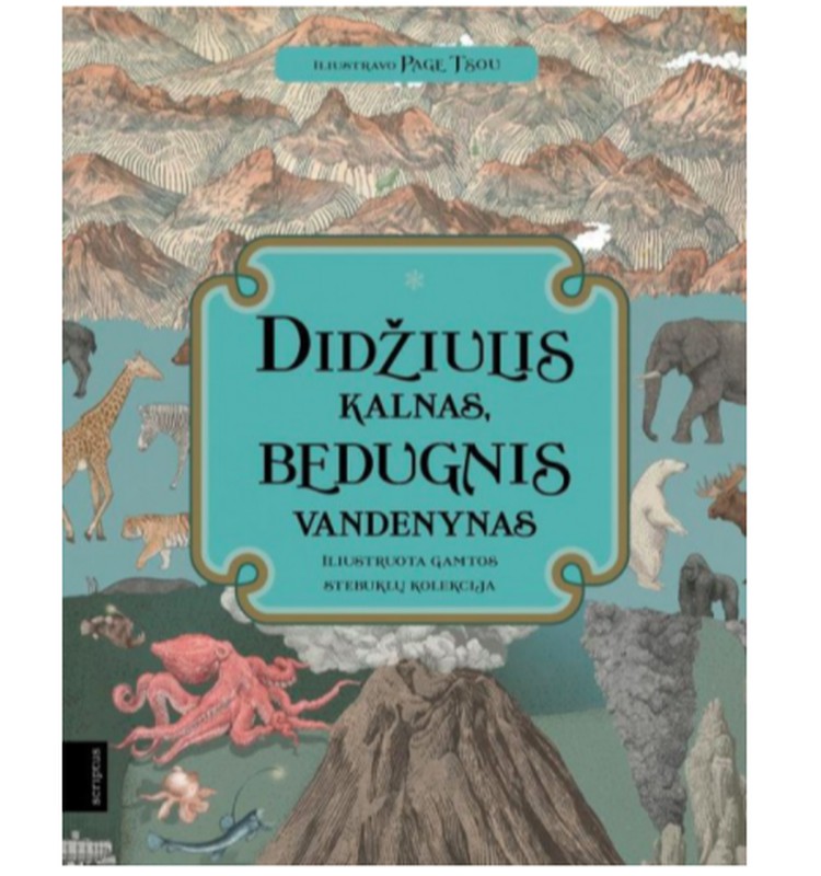 Laimėk nuostabią knygą "Didžiulis kalnas, bedugnis vandenynas"