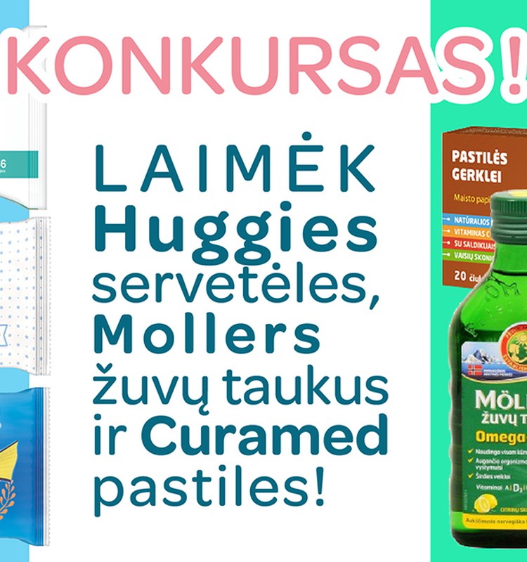 Konkursas Facebooke: Laimėk HUGGIES® drėgnas servetėles + kitų dovanų!