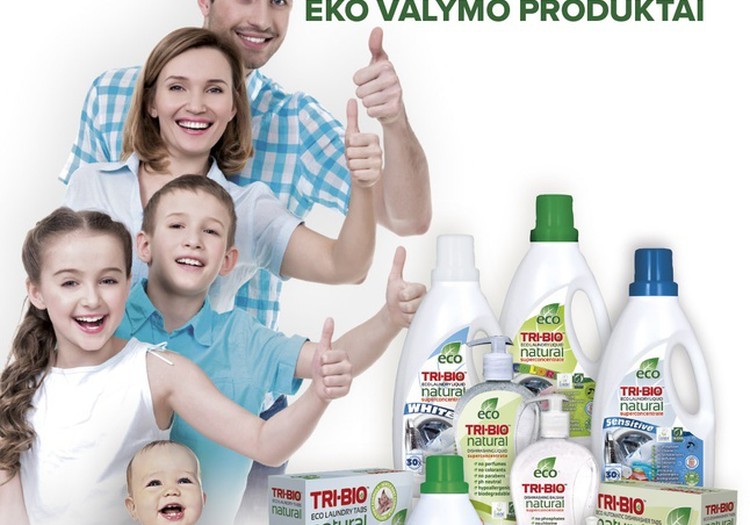 IEŠKOME TESTUOTOJŲ: išbandykite TRI-BIO produktus