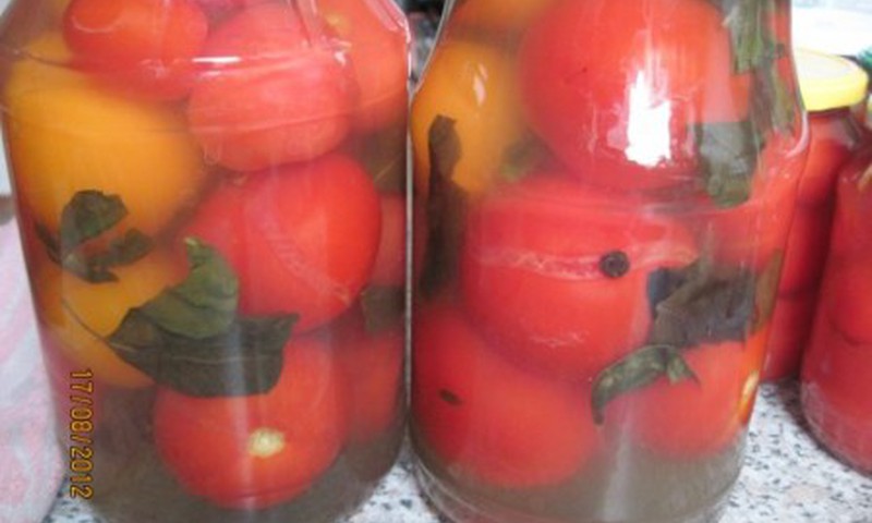 Pomidorai su baziliku