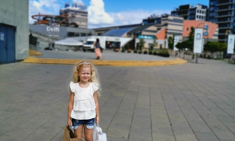 Gabrielės pirkiniai į mokyklą