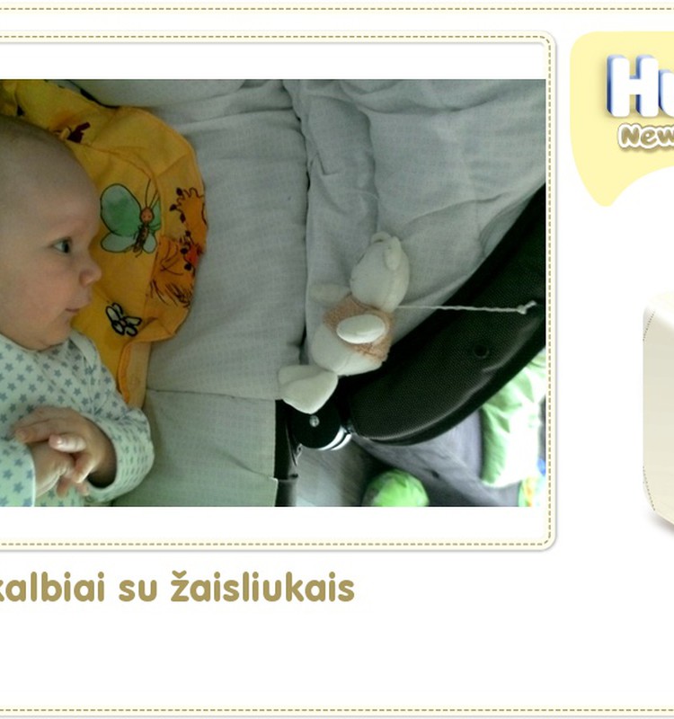 Hubertas auga kartu su Huggies ® Newborn: 91 gyvenimo diena