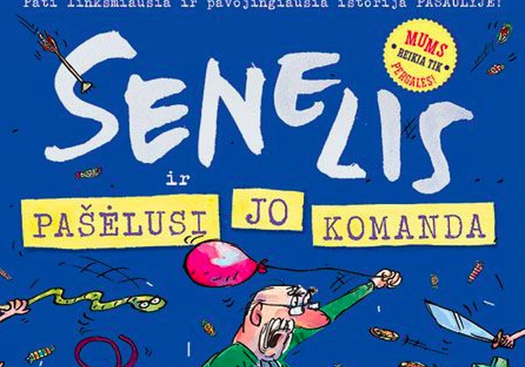 Kas  laimi knygą "Senelis ir pašėlusi jo komanda"