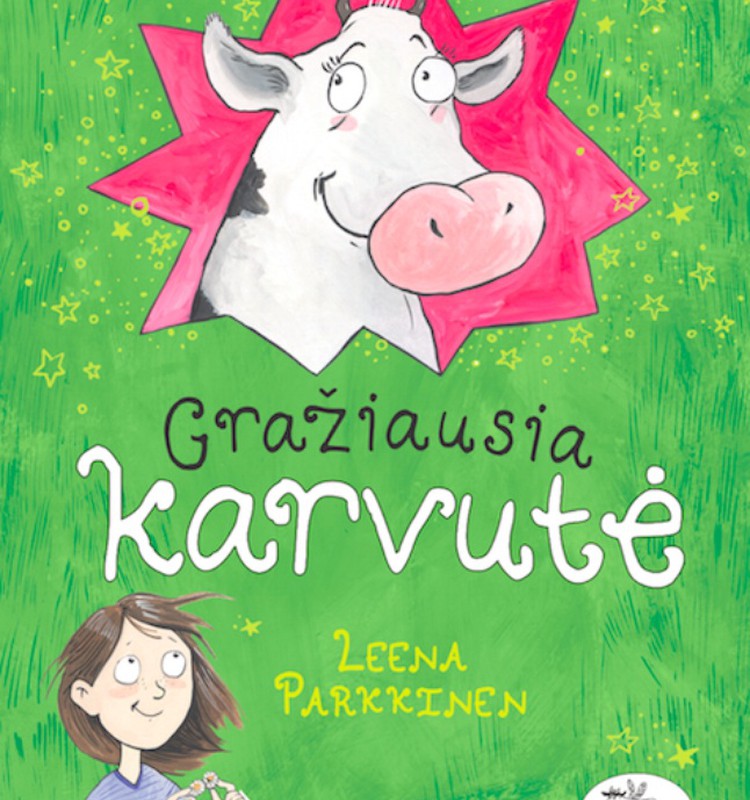 Ką pradžiugins nuotaikinga knygutė "Gražiausia karvutė"?